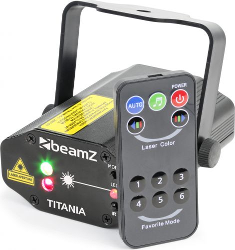 Titania Double Laser 200mW RG Gobo IRC