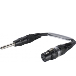 SOMMER CABLE Adapter Cable XLR(F)/Jack stereo 0.15m TILBUD NU