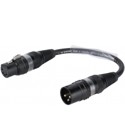 SOMMER CABLE Adapter Cable 3-pin XLR(M)/5-pin XLR(F) bk TILBUD NU