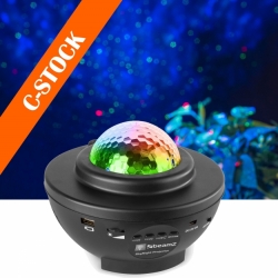 SkyNight Projector with Red and Green Stars "C-STOCK" TILBUD NU