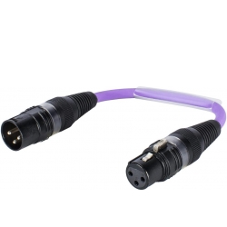 SOMMER CABLE Adapter Cable XLR(M)/XLR(F) Ground Lift bk TILBUD NU