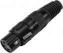 Omnitronic XLR socket 3pin black housing 10x Omnitronic XLR socket 3pin black housing 10x