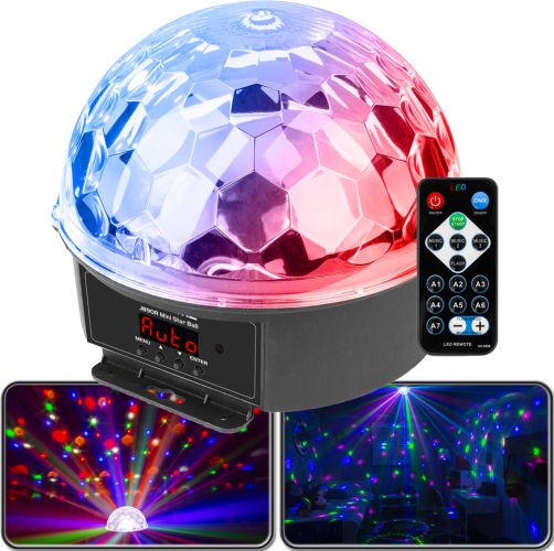 JB90R Mini Star Ball DMX LED 9 Farger