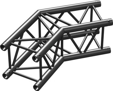 P30-C23 Truss 2-way corner 135º Black