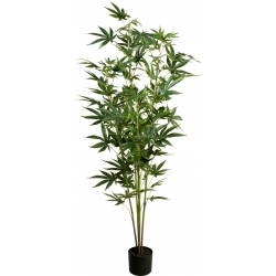 Europalms Cannabis-plant, artificial plant, 150cm TILBUD NU