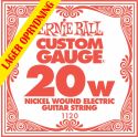 Guitar og bas - Tilbehør, Ernie Ball EB-1120, Single .020 Nickel Wound string for Eletric gui
