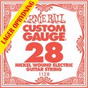 Guitar og bas - Tilbehør, Ernie Ball EB-1128, Single .028 Nickel Wound string for Eletric gui