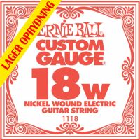 Ernie Ball EB-1118, Single .018 Nickel Wound string for Eletric gui