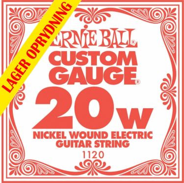 Ernie Ball EB-1120, Single .020 Nickel Wound string for Eletric gui