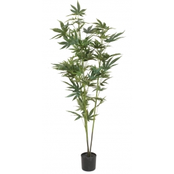 Europalms Cannabis-plant, artificial plant, 120cm TILBUD NU