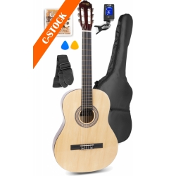SoloArt Classic Guitar Pack Natural "C-STOCK" TILBUD NU