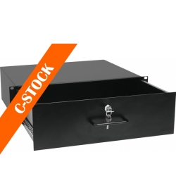 Omnitronic Rack Drawer with Lock 3U "C-STOCK" TILBUD NU