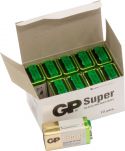 GP Super Alkaline "godt kvalitets batteri" 9V / E batteri, pakke med 10 stk. GP Super Alkaline "godt kvalitets batteri" 9V / E batteri, pakke med 10 stk.