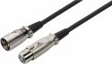 XLR-kabel 20m sort MEC-2000/SW