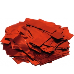 TCM FX Metallic Confetti rectangular 55x18mm, red, 1kg TILBUD NU