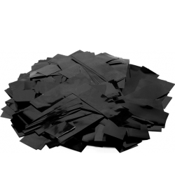 TCM FX Metallic Confetti rectangular 55x18mm, black, 1kg TILBUD NU
