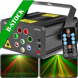 Acrux Quatro R/G Party Laser System with RGBW LEDs "B-STOCK" TILBUD NU