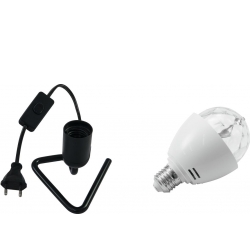 Eurolite Set LED BC-1 RGB + Triangle base black TILBUD grundlag trekant sort sæt