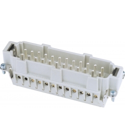 ILME Plug Insert 24-pin 16A,Screw Terminal TILBUD NU