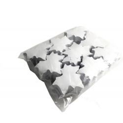 TCM FX Slowfall Confetti Maple Leaves 100x100mm, white, 1kg TILBUD NU