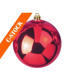 Europalms Deco Ball 30cm, red "C-STOCK" TILBUD NU