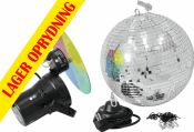 Eurolite Spejlkugle Set 30cm med Pinspot