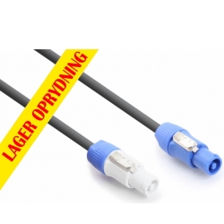 Powercon Strømkabel CX15-10, Powercon han til Powercon hun, 10m TILBUD NU