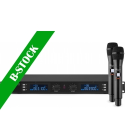 PD632H 2-channel Wireless Microphone UHF digital with 2 microphones "B-STOCK"