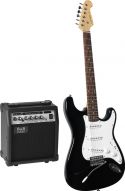 Komplet Standard EL-Guitarsæt inkl. forstærker og kabler Komplet Standard EL-Guitarsæt inkl. forstærker og kabler