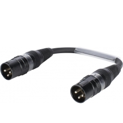 SOMMER CABLE Adapter Cable XLR(M)/XLR(M) 0.15m bk TILBUD NU