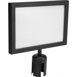 Eurolite Sign for Eurolite Barrier 317x215 bk TILBUD NU
