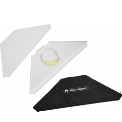 Omnitronic Corner Plates incl. Bag for Mobile DJ Stand wh TILBUD NU