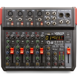 VM-KG08 Music Mixer 8-Channel BT/DSP/USB Record TILBUD NU