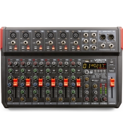 VM-KG10 Musik Mixer 10-kanals BT/DSP/USB Optagelse TILBUD NU