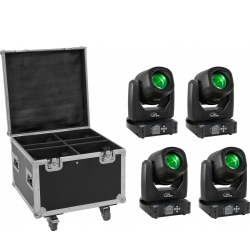 Eurolite Set 4x LED TMH-B90 + Case with wheels TILBUD NU
