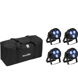 Eurolite Set 4x LED PARty Hybrid Spot + Soft Bag TILBUD NU