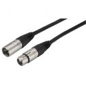 Audiokabel 10m sort MECN-1000/SW Audiokabel 10m sort MECN-1000/SW