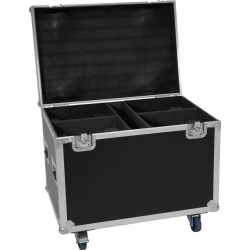 Roadinger Flightcase 4x TMH-W400 with wheels TILBUD NU
