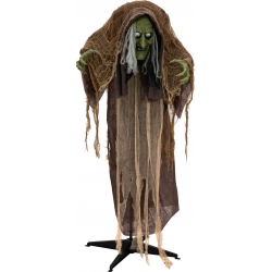 Halloween Dekoration, Animeret Figur Med Lys- og Lydeffekter, Den Krumryggede He
