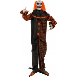 Halloween Dekoration, Animeret Figur Med Lys- og Lydeffekter, Pop-up klovn, 180c