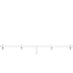 Eurolite Cross Beam Q3W with TV spigot white TILBUD NU
