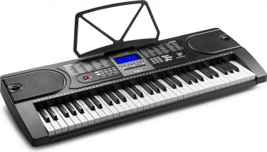 Begynder Keyboard, 61 tangenter, med 542 lyde/rytmer og musikskolefunktion!