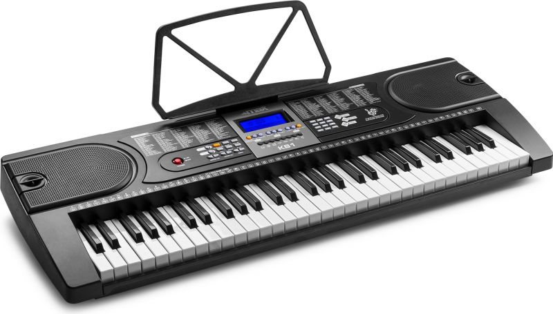 Begynder Keyboard, 61 tangenter, med 542 lyde/rytmer og musikskolefunktion!