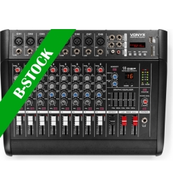 AM8A 8-Channel Mixer with Amplifier DSP/BT/SD/USB/MP3 "B-STOCK" TILBUD NU