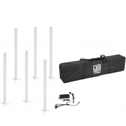 Eurolite Set 6x AKKU LED Party Tube IR + Charger + Soft Bag TILBUD NU