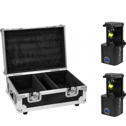 Eurolite Set 2x LED TSL-350 Scan COB + Case TILBUD NU