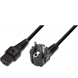 IEC LOCK IEC Power Cable Locking 3x1.0 5m bk TILBUD NU