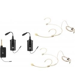 Omnitronic Set FAS TWO + 2x BP + 2x Headset 660-690Mhz TILBUD NU