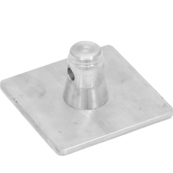 Alutruss SINGLELOCK Base Plate M-10 (square) MALE TILBUD NU