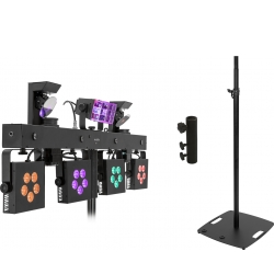Eurolite Set LED KLS Scan Pro Next FX Compact Light Set + BPS-3 Loudspeaker Stan